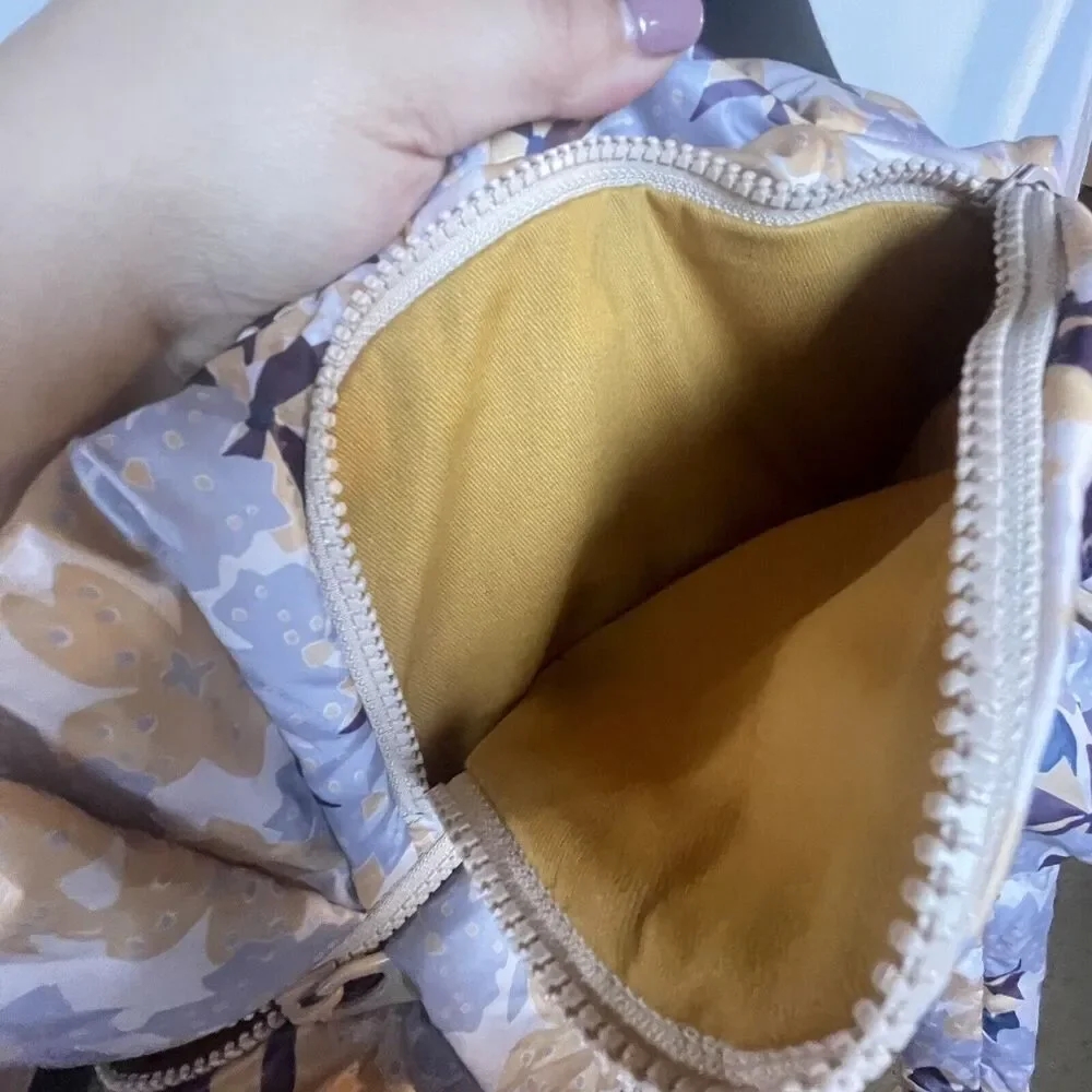 See By Chloe Nylon Puffy Floral Pink Shoulder Bag